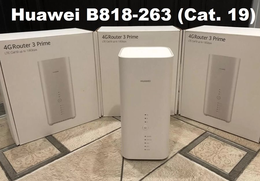 Топовый Wifi роутер Huawei B818-263 Cat.19 с агрегацией
