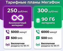 Выгодные тарифы Мегафон на свой номер